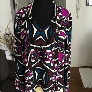 38 - State Pink/Blue Top